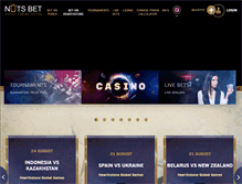 Tablet Screenshot of nutsbet.com